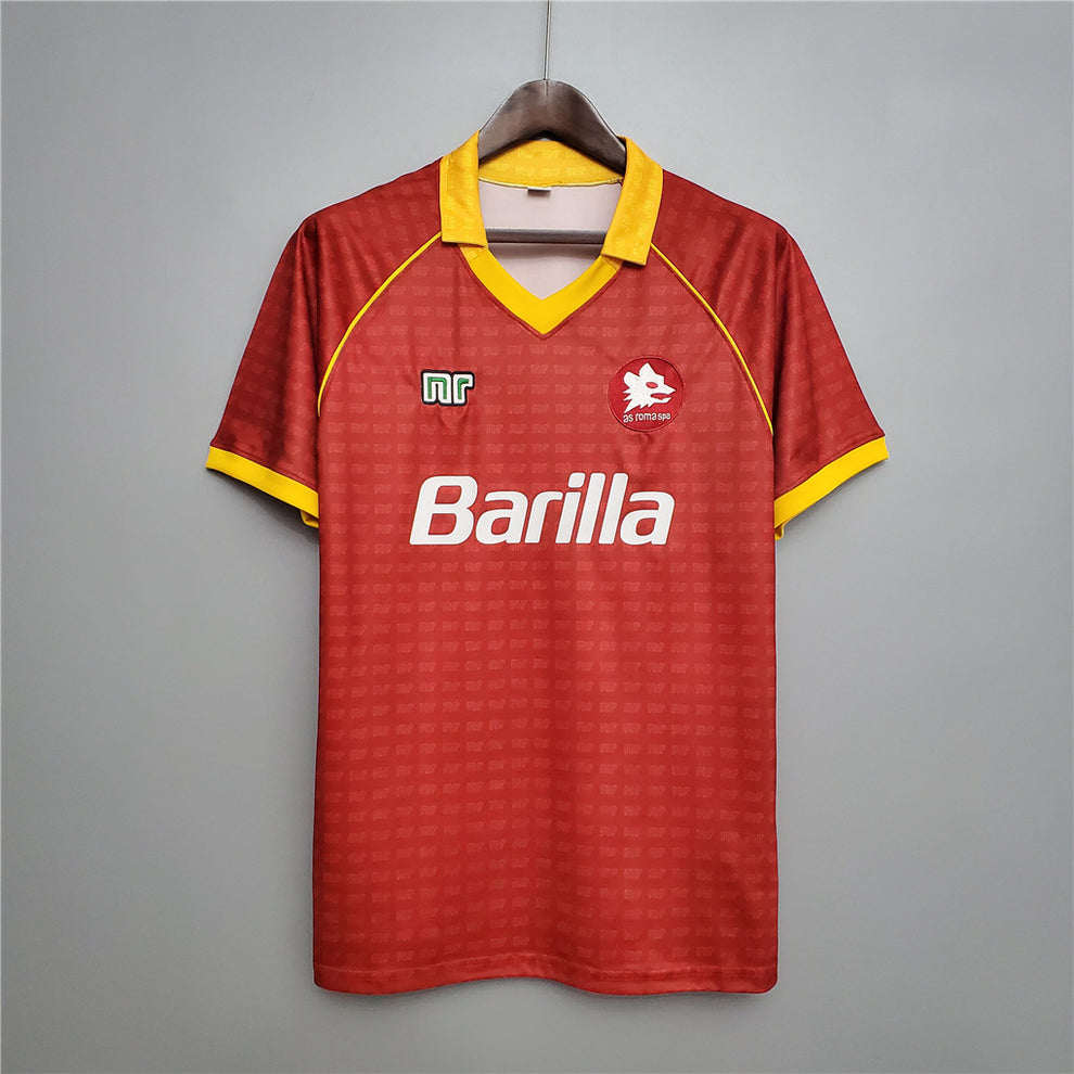 Camiseta AS Roma 1990/1991 Primera Equipación
