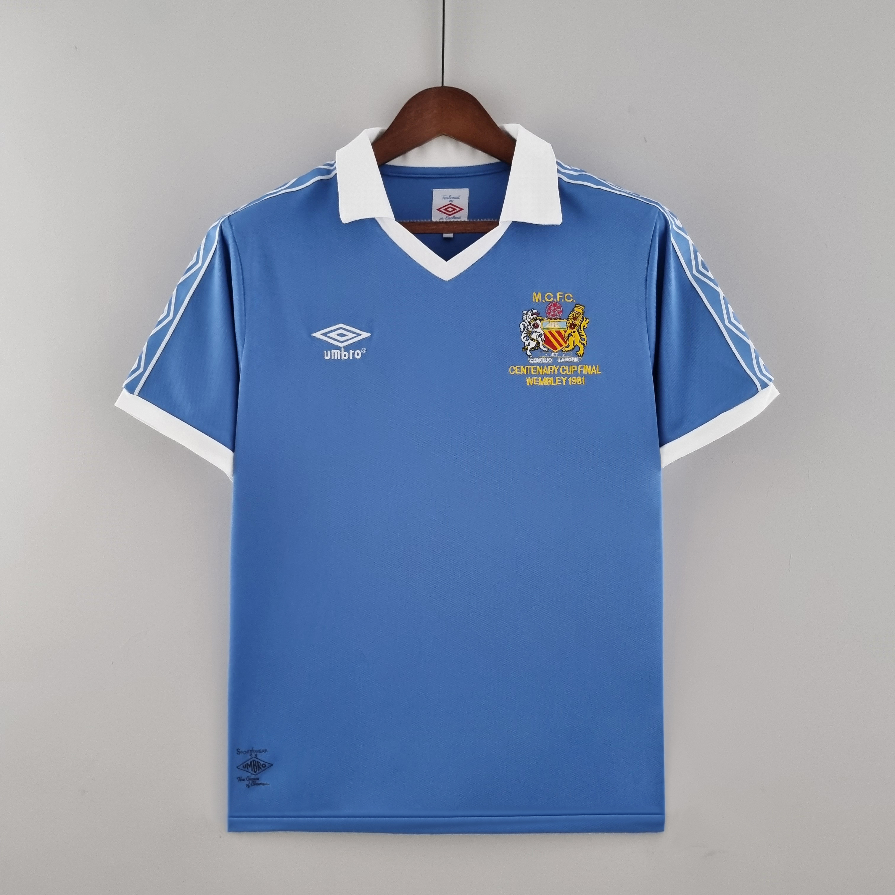 Camiseta Manchester City FC 1981/1982 Primera Equipación